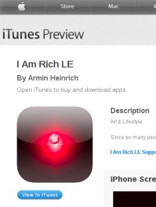 I Am Rich App, Source: 