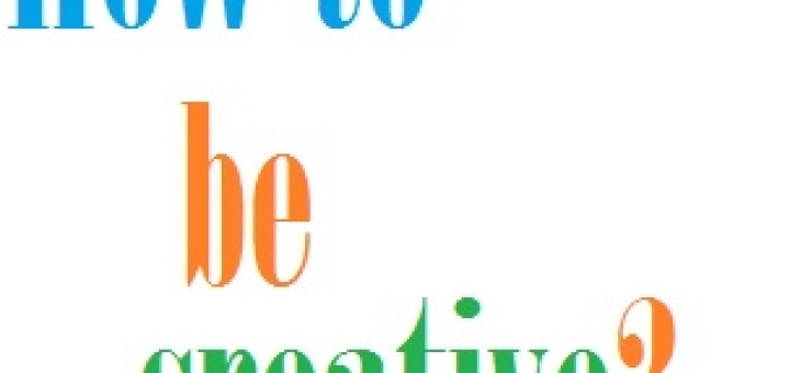 Being creative